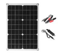 Panel solar fotovoltaico monocristalino de 20 W y 18 V, panel de carga solar portátil y respetuoso con el medio ambiente.