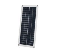 Panel solar - Kit de cargador de batería de 12 V + controlador de carga | Adecuado para automóviles, motocicletas, botes, quad autocaravana, remolque, moto de nieve y de inicio de la red