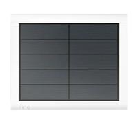 Panel solar (L x An x Al: 20,5 x 1,2 x 16,9 cm, Blanco)