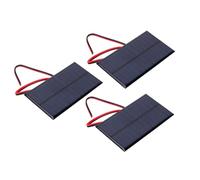 Panel Solar, Mini Módulo De Energía Solar Rectangular DC 6V 1W Panel Celular Silicio Polisilicio Cargador Micro Para Paneles Células DIY Juguete Eléctrico Sistema Fotovoltaico Kits Batería Con Cable