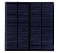 Panel solar, módulo de bricolaje de alta eficiencia de polisilicio de 3 W CC 12 V para proyectos electrónicos y entusiastas de las energías renovables