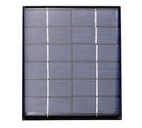 Panel solar monocristalino, 3W 6V DIY Kit de cargador de batería solar Portátil Mini Epoxi de células solares para energía de batería LED