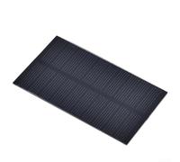 Panel solar monocristalino de 1 W 5 V para mini módulo para luces de jardín, tablero de pegamento resistente a la intemperie, 107 x 61 mm