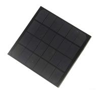 Panel solar monocristalino de 10 W y 6 V con cable electrónico de 165 x 165 mm para de celdas solares para exteriores, luces de tráfico, bombas de agua, luces de calle
