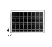 Panel solar monocristalino de 12 V, módulo fotovoltaico de 17 W, 20 W, 25 W, para sistemas de energía alternativos y aplicaciones de energía remotas (25 W)