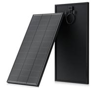 Panel solar monocristalino de 220 W, módulo solar de 12 V con marco de aluminio de alta eficiencia, módulo fotovoltaico para barcos, casas móviles, cobertizos de jardín y casas