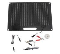 Panel solar monocristalino de 80 W, compacto e impermeable, perfecto para caravanas, invernaderos y vida fuera de la red