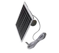 Panel solar monocristalino de alta eficiencia de 5 W y 5 V para carga rápida en expediciones al desierto, mochileros, mochileros y circunstancias de crisis, corriente continua global