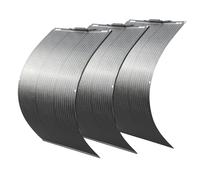 Panel Solar Monocristalino ETFE Flexible 3 * 100W Módulo Solar ETFE 300W células Solares Sistema Solar Fotovoltaico, para sistema fuera de la red/sistema de isla/central eléctrica portátil/batería