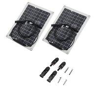 Panel Solar Monocristalino Portátil 15W, Impermeable - Alta Eficiencia, Resistente a la Intemperie, Ideal para Camping y Náutica (paneles solares)