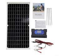 Panel solar multifuncional de 17 W para soluciones de carga de 5 V, 12 V y 18 V (40 A)