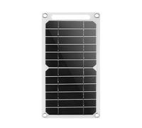 panel solar, panel solar plegable de 5V 6W para camping, cargadores de batería plegables con tipo C camping war para teléfonos, portátiles y bombas de agua