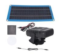 Panel solar para calefacción de coche, cargador de 30 W, dispositivo de calefacción portátil, unidad de energía compacta, deshumidificador de parabrisas resistente, kit de energía renovable premium
