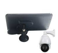 Panel solar para cámara, accesorio impermeable de carga rápida | Cargador de 20 W para cámara de seguridad para exteriores casa jardín entrada garaje