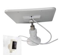 Panel solar para cámara de seguridad - Cargador solar de 20 W con USB, accesorio de carga rápida sin taladrar, kit monocristalino resistente a la intemperie, soporte de montaje ajustable |