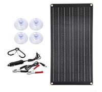 Panel solar para exteriores de 40 W, cargador solar para coche, con puertos USB duales, para viajes de camping, viajes por carretera y aventuras al aire libre