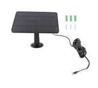 Panel Solar para Timbre, Cargador Solar Compatible con Google Nest Doorbell (batería), para Ring Video Doorbell, Doorbell 2K Camera, 360 Grados Ajustable,Cable de Carga de 9.8