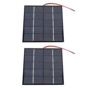 Panel solar pequeño de 1,2 W, 5 V, módulo de panel solar de polisilicio, portátil de 100 x 100 mm, policristalino para smartphone, tablet, cámara, incluye cable electrónico