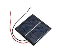 Panel solar pequeño de 2-3 V 100 mA con cable de células solares policristalinas, panel de carga, placa de celda solar para luz al aire libre batería solar