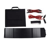 Panel Solar Plegable 100W, Cargador Portátil Resistente al Agua, Compacto y Ligero - Panel Flexible con Material ETFE, Ideal para Camping y Actividades al Aire Libre