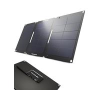 Panel Solar Plegable 22W Sunslice Fusion Core 22, USB-C/USB-A 18W + DC 5521, Celdas 24% de eficiencia, Ligero 465 g, Ideal Camping, Trekking, Van Life, Compatible con Smartphone, Tablet y baterías