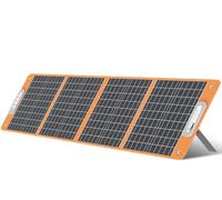 Panel solar plegable de 100 W 18 V, módulo solar flexible, módulo solar monocristalino portátil, sistema solar con tipo C QC3.0 para caravanas, camping, balcón, casas de jardín