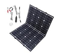 Panel Solar plegable de 200W, Kit de cargador Solar plegable portátil monocristalino de 18V 5A, USB Dual, con guía de ángulo Solar para exteriores