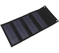 Panel Solar Plegable De 40 W, Panel Solar Plegable De Peso Ligero De Silicio Monocristalino, Alta e Conversión Para Caminatas Y Equitación (Negro)