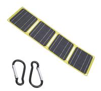 Panel solar plegable portátil ETFE de silicona monocristalina de 40 W con doble USB y puerto para acampar y senderismo, panel solar al aire libre