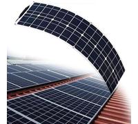 Panel solar plegable portátil, kit de panel solar monocristalino de 200W/400W/800W, de alta eficiencia, impermeable, flexible y ligero para aventuras al aire libre, camping y autocaravanas(200W)