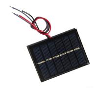Panel solar policristalino de 0.3W 3V con el alambre para la integración del módulo solar mini en la iluminación de la energía baja y los dispositivos de la señal