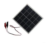 Panel solar policristalino de 4 W 5 V para carga de dispositivos pequeños, celdas de grado A con laminación EVA, diseño ligero compacto de 172 x 175 mm, compatible con luces solares de jardín e