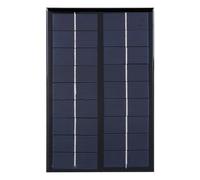 Panel solar policristalino mini de 3 W y 9 V, panel solar compacto para bricolaje, ideal para cargar teléfonos y pequeños electrodomésticos; ofrece una alta e salida