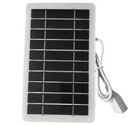 Panel solar portátil, 2 W, impermeable, de alta eficiencia, panel solar para aventura, senderismo, escalada, viajes al aire , supervivencia