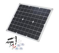 Panel Solar Portátil 20W 18V USB, Cargador de Batería Solar Flexible y Resistente al Agua, Ligero para Coche, y Uso Exterior - Alta Eficiencia, Material Durable, Ideal para