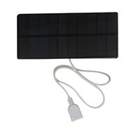 Panel Solar portátil: Almohadilla de Carga al Aire Libre Ligera, convertidor de luz Solar de Alta eficiencia | Junta tórica de Cable integrada, Placa Posterior de disipación de Calor, Hojas modulares