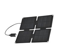 Panel solar portátil, cargador solar con toma integrada, accesorios de camping plegables multifuncionales, alimentación para ventiladores, cámara de seguridad, teléfono, monitor y dispositivos