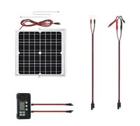 Panel solar portátil de 40 W con controlador, fuente de alimentación sin restricciones para camping, hogar, emergencias portátiles al aire libre