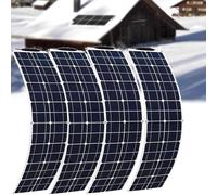 Panel Solar Portátil, Monocristalino, Ultrafino De 200 W, 400 W Y 800 W, Kit Flexible Con Controlador De 40 A, Para Familias, Autocaravanas, Caravanas Y Barcos.,800W