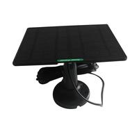Panel Solar Portátil, Panel de Carga Solar 50W para Cámaras de Seguridad, Generador Impermeable con Ahorro de Energía, Batería Externa de Peso Ligero para Cámaras de Seguridad y Timbres de Puerta