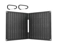 Panel solar portátil, paneles solares de camping de 30 W, cargador impermeable y plegable para teléfono, tableta, autocaravana, senderismo y aventuras al aire libre
