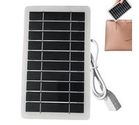 Panel Solar Portátil para Camping | 2W Impermeable Alta Eficiencia | Respaldo De Energía Solar De Teléfono Móvil Y Tableta | para Senderismo Mochilero Viaje Exterior Supervivencia