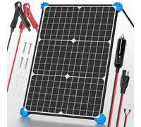 Panel solar POWOXI de 30 W, cargador de batería solar de 12 V, kit de mantenimiento de paneles solares a prueba de agua, baterías de 12 V, paneles solares de 30 W para RV, barco, automóvil