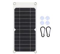 Panel Solar Ultra Delgado, Cargador Portátil para Móviles, 6W, 30x14 cm - Carga Rápida, Resistente al Agua IP65, Ideal para Actividades al Aire Libre
