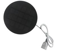 Panel Solar USB Cargador Portátil USB Impermeable de 1.2W 5V | Paneles Solares Exteriores para Cámaras Móviles Auriculares Ventiladores Viaje Hogar RV Techo Exterior Caza Mochilas Tiendas