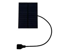 Panel solar USB de 1,5 W, 5 V, celda ligera para emergencias, carga de teléfono y carga de actividades al aire libre, panel ligero