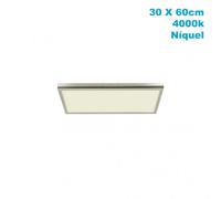 Panel superf. 36w 4000k tivoli niquel 2,5x30x60 cm 3060 lm