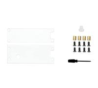 Panel superior acrílico panel inferior flexible placa microcontrolador basado para Raspberry Pi Pico Dule-sided protección
