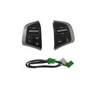 Panel Volante Coche Interruptor Control Remoto, Botón Crucero Volumen Audio Y Radio Para Isuzu Para D-max Para Mux Para Dmax Botones de Control del Volante(Un set)