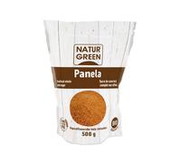 NATURGREEN Panela 500 g | Sin Gluten | Endulzante Natural | Azúcar de Caña Integral | Producto Ecológico | 100% Natural | Alternativa Saludable | Sin Aditivos | Sin Conservantes